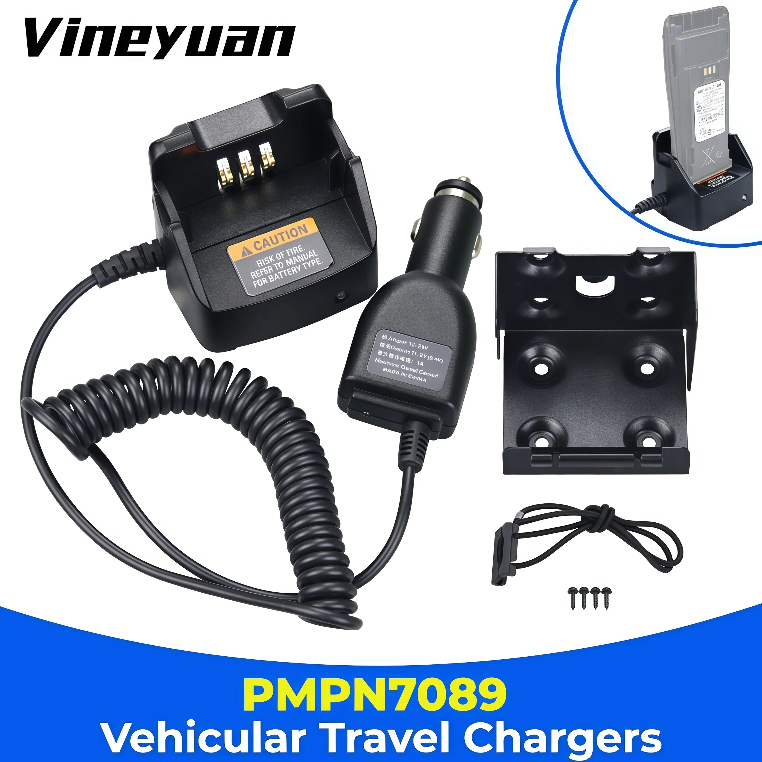 

PMLN7089 Vehicular Travel Car Charger for Motorola R2 CP200 CP200D EP450 DEP450 CP040 CP160 CP180 PR400 CP140 CP180 CP250 Radios