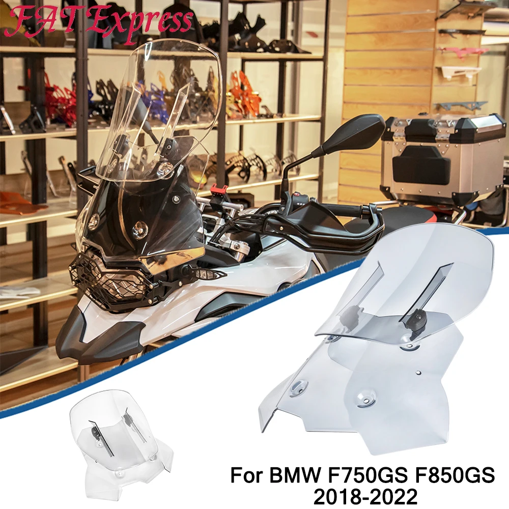 

For BMW F750GS F850GS 2018-2022 Adjustable WindShield Windscreen W/ Bracket F750 F850 GS F 750GS 850GS Wind Shield Accessories