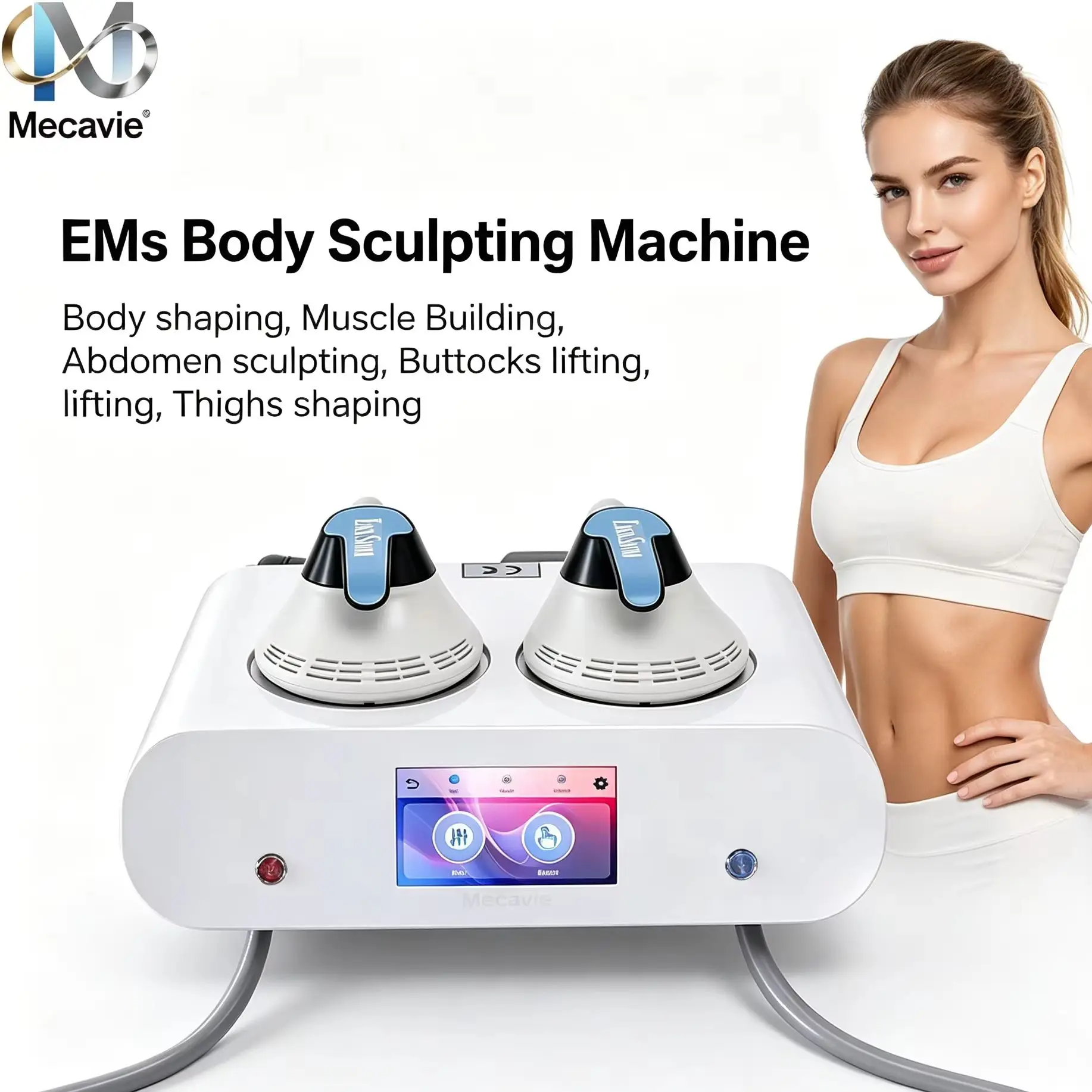 

Mecavie Professional Body Sculpting Device zero Technology Tightens Skin Shapes Abs Buttocks Shaping Beyond Ordinary Exercise