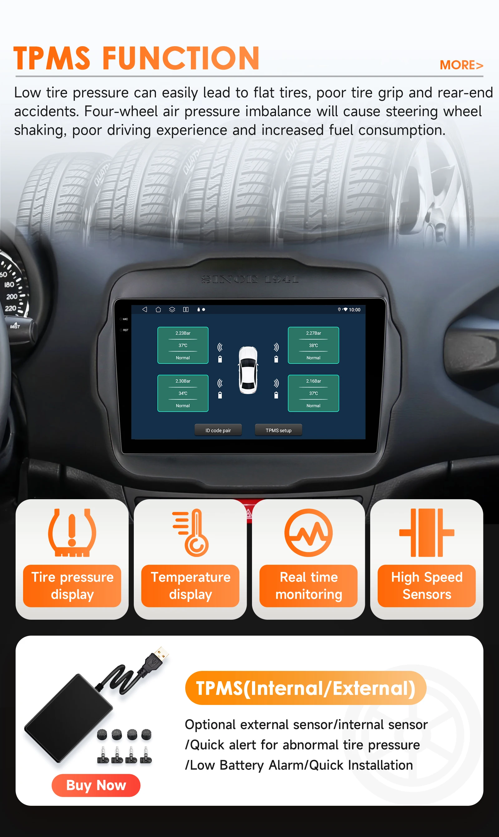 6115 Carplay 4G-LTE 9" Car Radio Android for Jeep Renegade 2016-2020 Multimedia Player Navigation GPS 2 Din Stereo DSP Autoradio