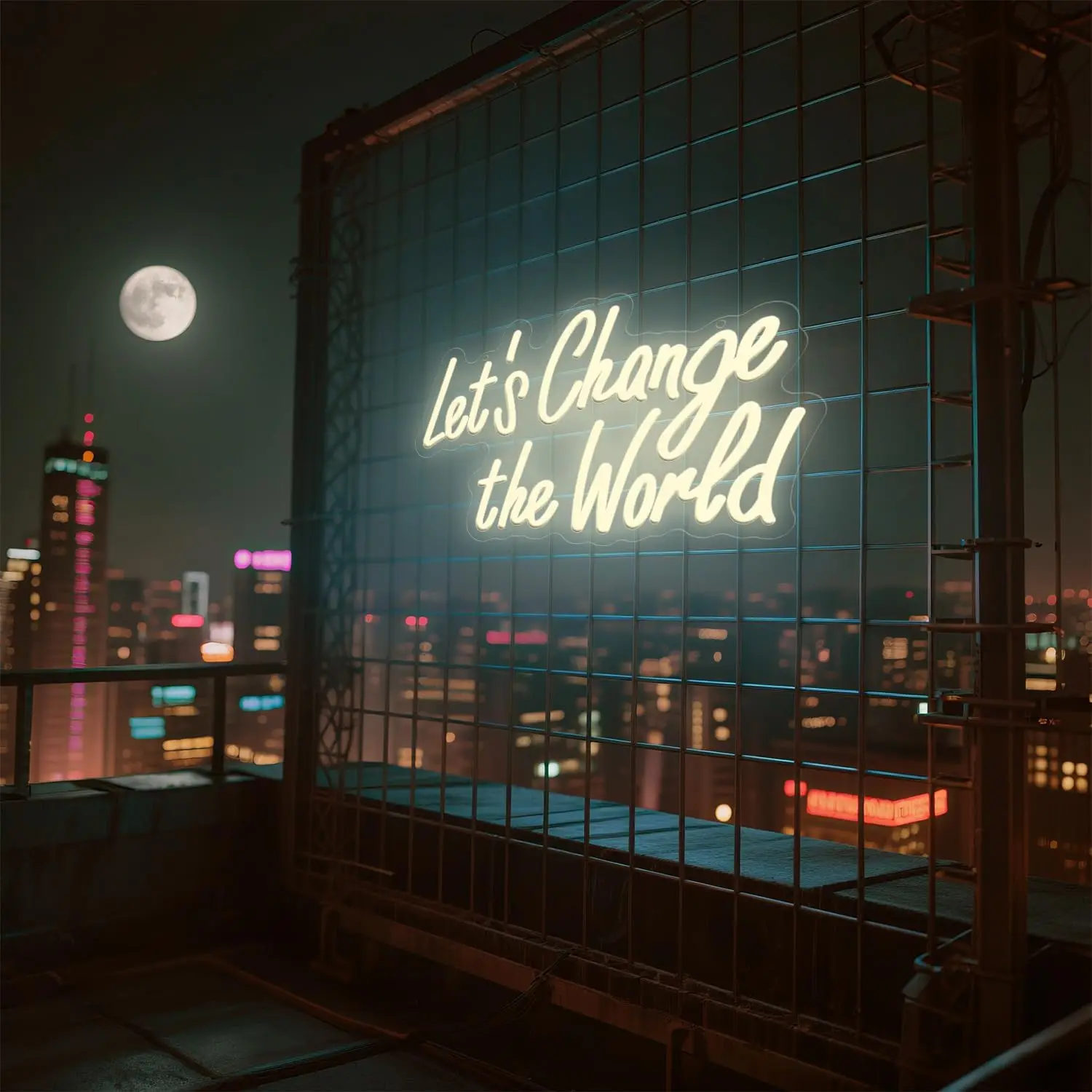 دعونا نغير علامات النيون العالمية للمقهى الفصول الدراسية ديكور ملون LED عكس الضوء ضوء النيون للحائط نادي حفلة زينة عيد الميلاد