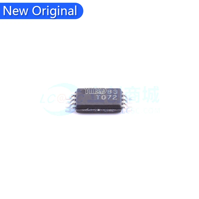 5Pcs/Lot New Original Imported Tl072cpwr Silk Screen T072 Tssop8 Foot Linear Operational Amplifier Core In Stock In Stock