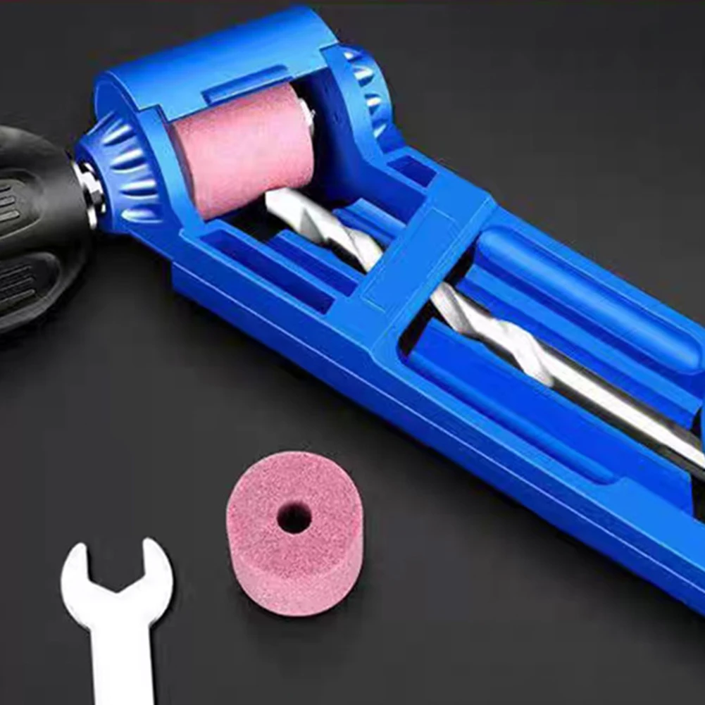 

Portable Drill Bit Sharpener with Hexagonal Side and Brown Corundum Wheel for Efficient Maintenance of 2 0mm to 12 5mm Bits