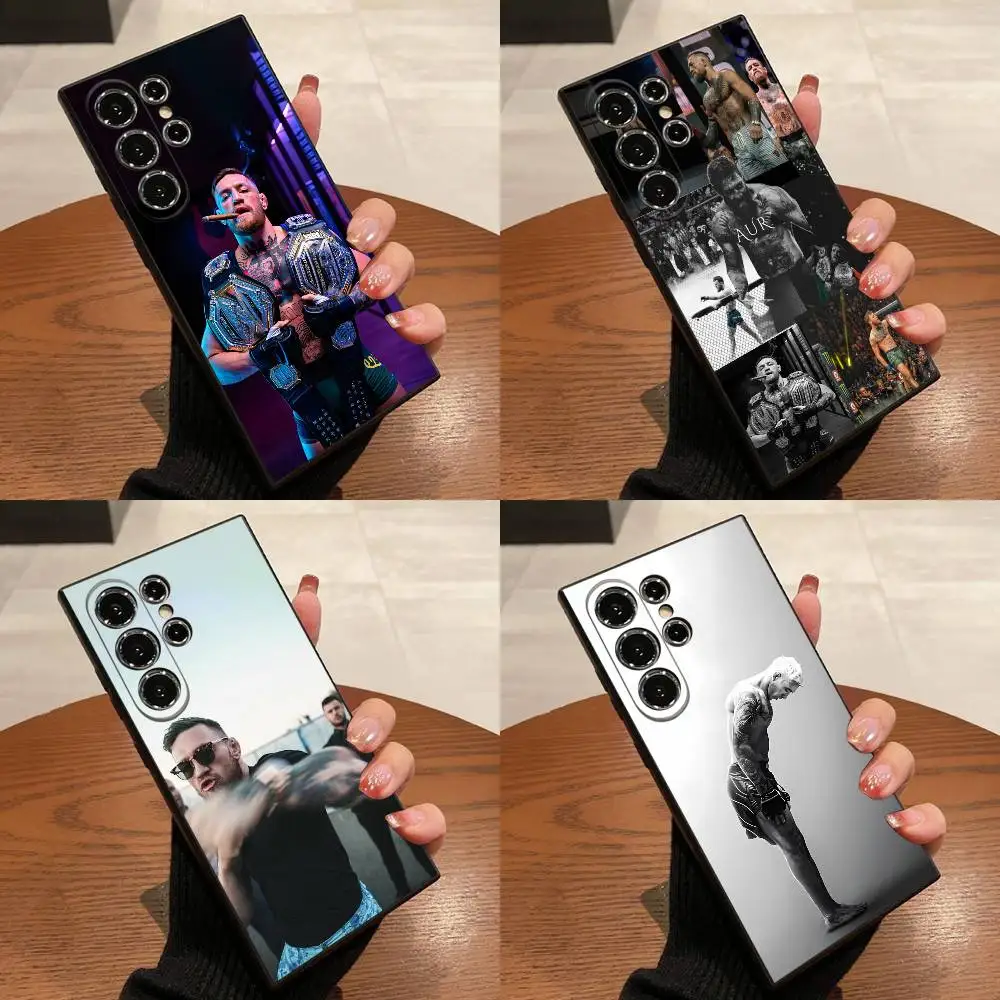 

Phone Case For Samsung S25,S24,S21,S22,S23,S30,Ultra,S20,Plus,Fe,Lite,5G Black C-Conor Aura M-Mcgregor Shell
