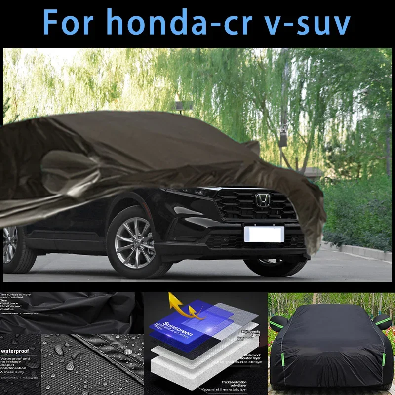 

For honda-cr v-suv Outdoor Protection Full Car Covers Snow Cover Sunshade Waterproof Dustproof Exterior Car accessories