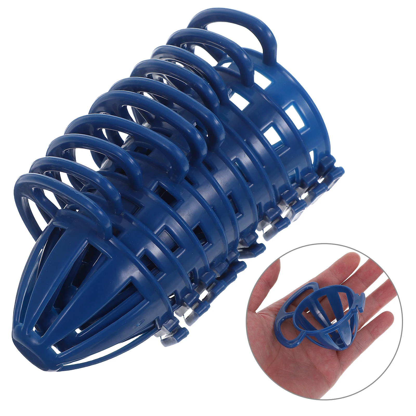 

10Pcs Hanging Bird Fruit Vegetable Basket Egg Holder Multi Functional Cage Feeder for Parakeets Songbirds Parrots Feeder Basket