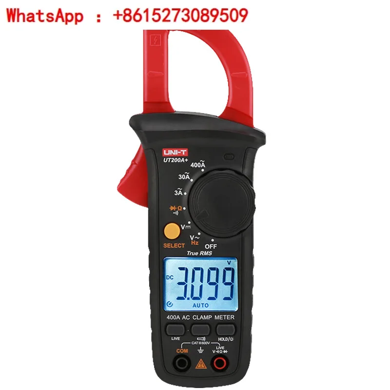 Ulide UT200A+clamp multimeter, digital high-precision capacitor current and voltage meter, automatic range 200B+