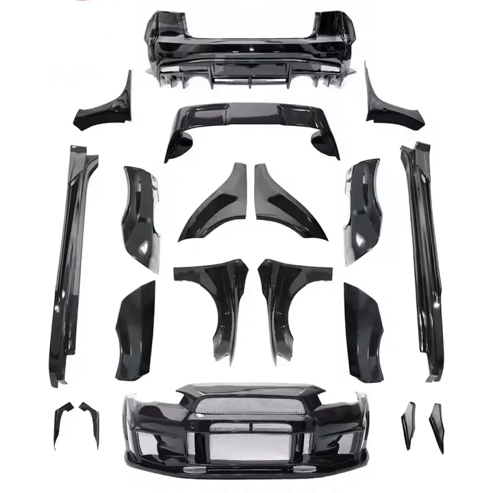 

Top Ranking Body Kit forMitsubishi Lancer Evo Upgrade VARI Style Wide Body Kit Front Bumper Rear Bumper Side Skirts FRP