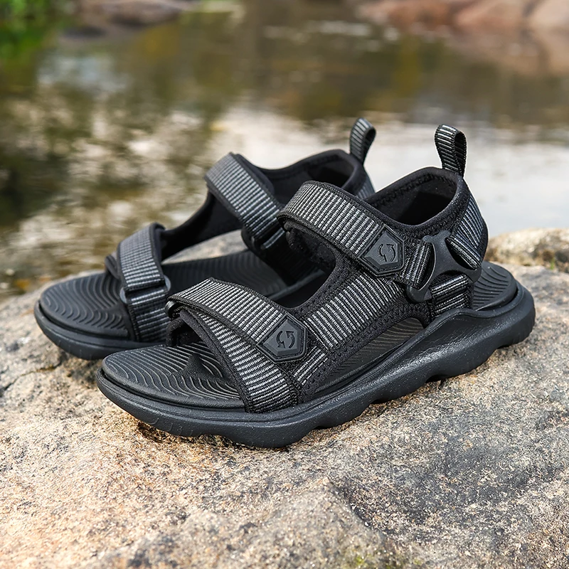 Kinder Sommer Lässige Atmungsaktive Sandalen Offene spitze Rutschfeste Strandschuhe für Kinder Jungen Outdoor Sport Walking Größe 30-40 – Detail 10