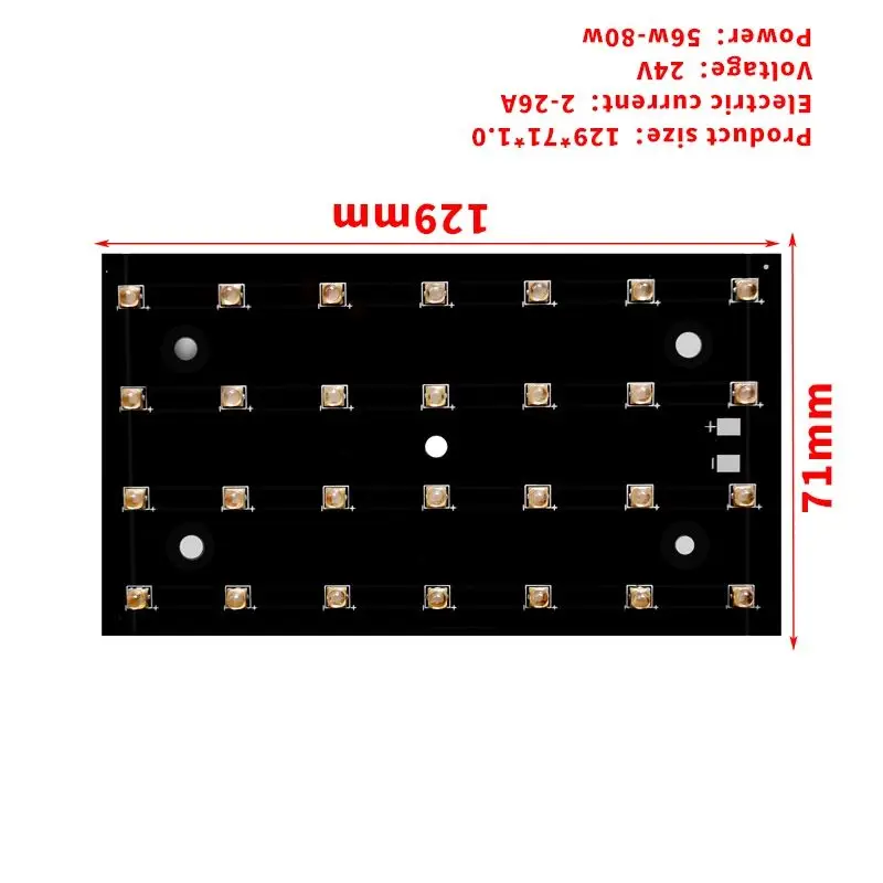 

3535 LED UV Lamp Nail Model 365 400 380nm with Aluminum Plate