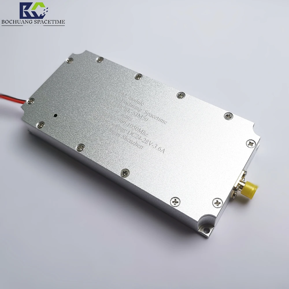 960Mhz-1050Mhz broadband signal amplifier, 10W-100W high-power mobile RF anti drone module