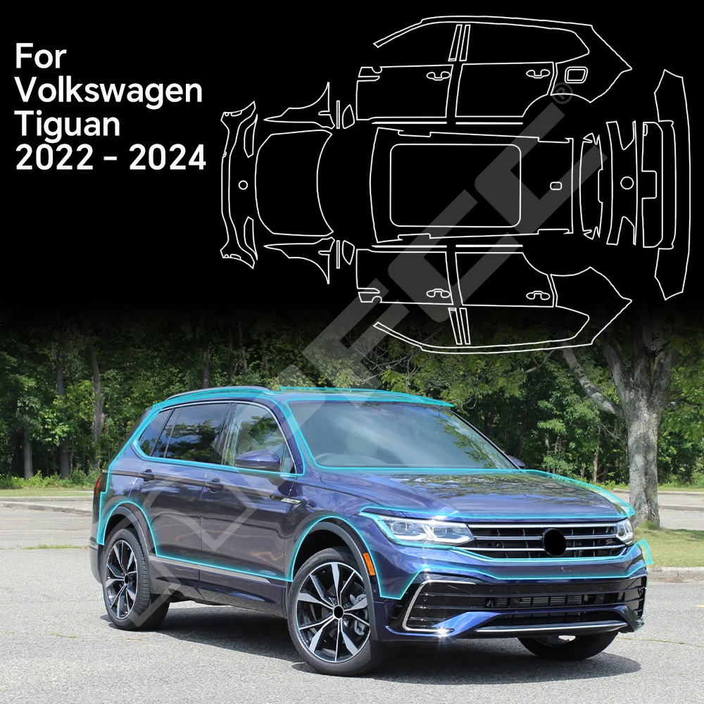 

Pre-cut PPF TPU Paint Protection Film Clear Bra Car Body Anti-scratch Resistant Self-adhesive For Midsize SUV 2022-2024