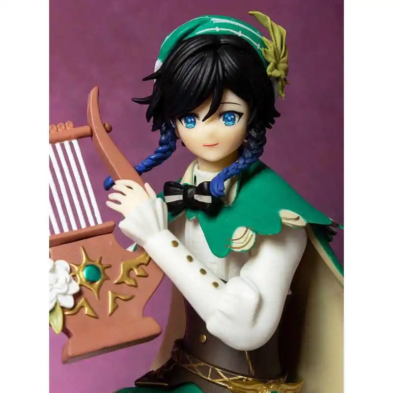 

24CM Genshin Impact Barbatos Handmade Zhengtai Face Changing Anime Peripheral Animation eToy Games Placments PVC Model Toy Gifts
