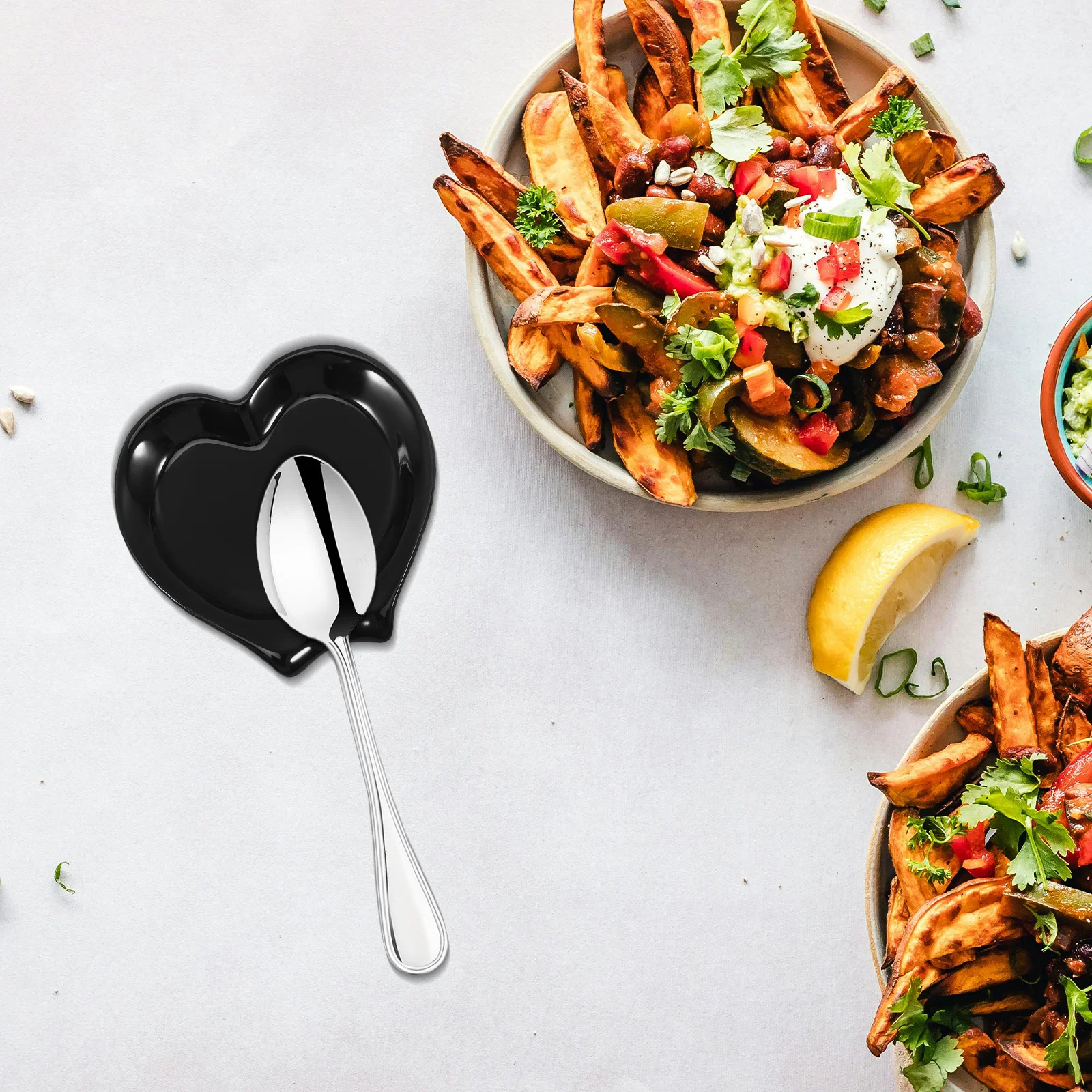 

Ceramic Spoon Rest for Coffee Station Utensil Holder Countertop Ladle Rest Reusable Spoon Stand Kitchen Gadget Smooth Elegant