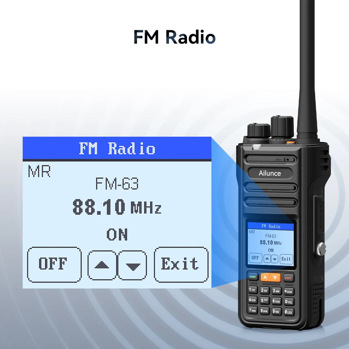 Retevis HA2 Walkie-Talkie FPP Dual-Band GPS APRS IP67 Wasserdicht Bluetooth App-Programmierung iOS & Android für Outdoor und Geschäft – Detail 13