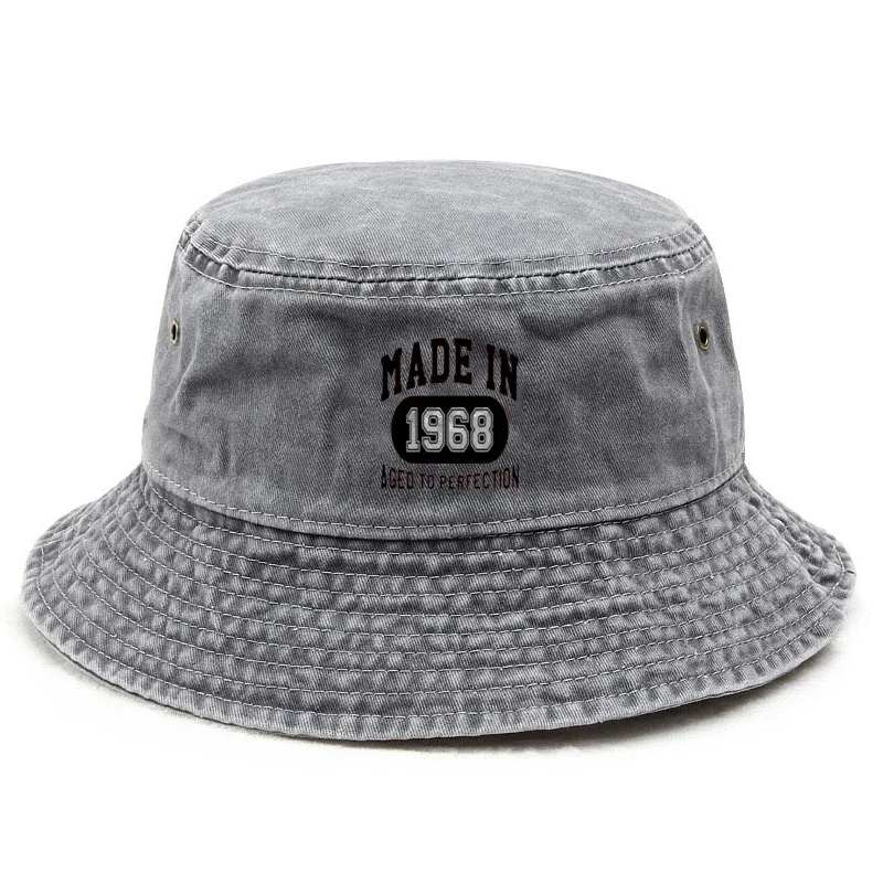 Customize Cotton Washed Bucket Hat Vintage Fishing Hat Sun Protection Outdoor Retro Style Cap Collector's Item Timeless Design