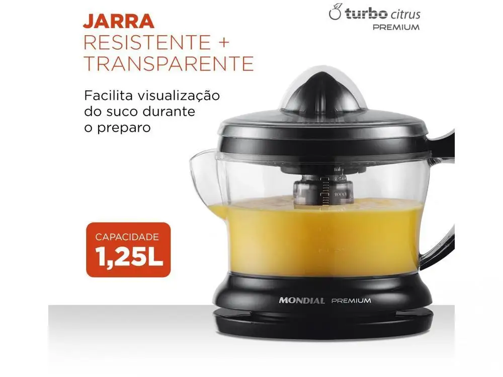 Espremedor de Frutas Mondial E-02 Premium - 220V
