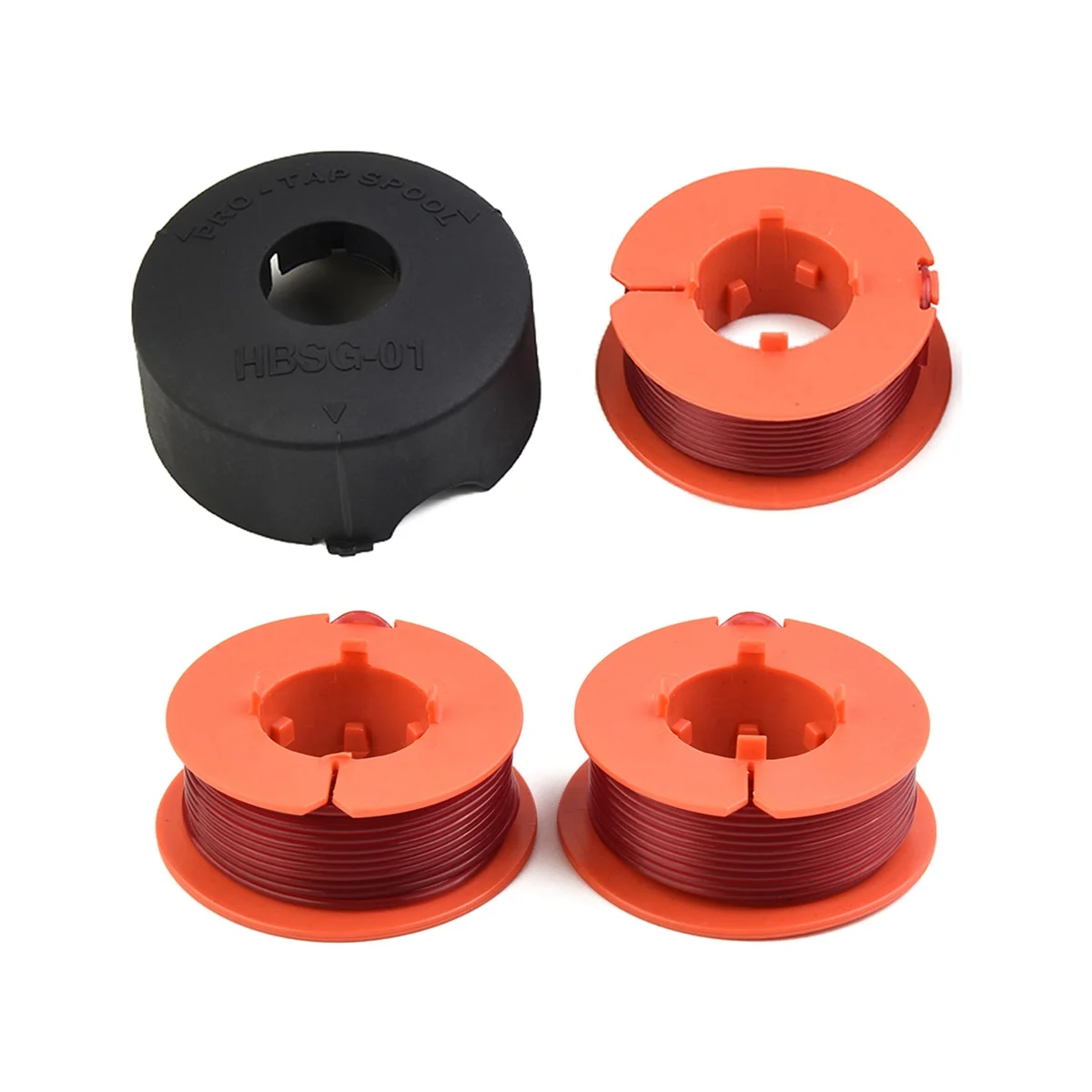 

4 Pieces of Lawn Mower Accessories for Mowing Line and Mowing Head Are Suitable for F016800175&F016L71088 Spools
