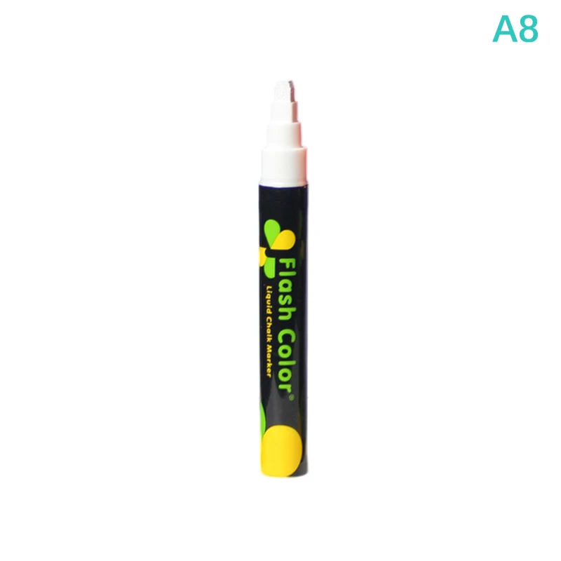 Candy Color Liquid Chalk Erasable Highlighter Marker Pen For LED Whiteboard Graffiti Writing Board For Painting Graffiti