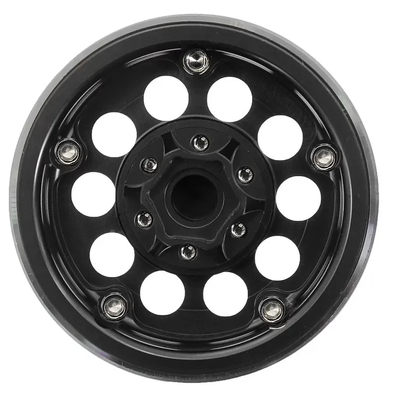 4 Stücke Aluminium Classic 1,9 Beadlock Räder Felge für 1/10 RC Auto Crawler Axial SCX10 TRX4 Bronco MST CFX 86100 YK4102 TF2