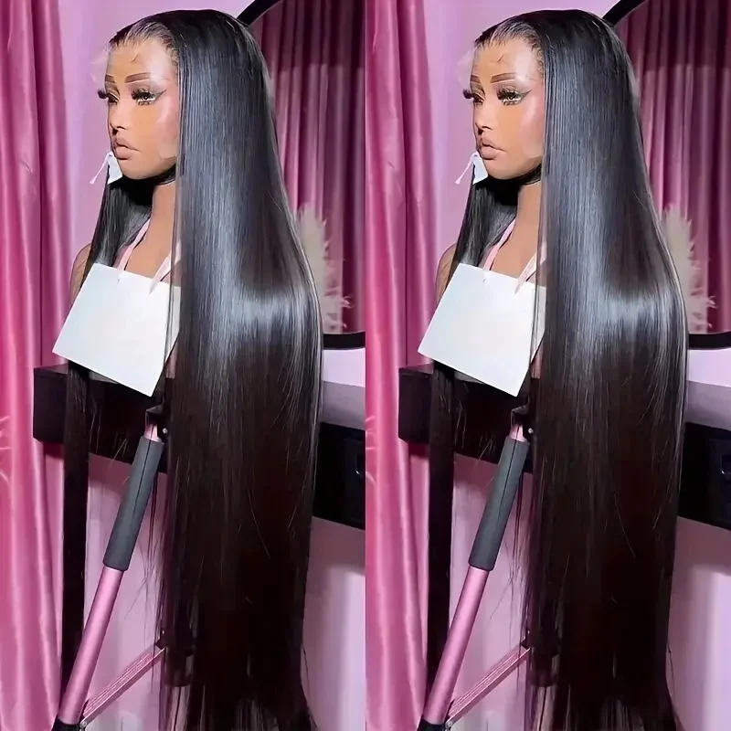 Proste koronkowe peruki z przodu ludzkie włosy 13 × 4 przezroczyste peruki typu Lace Front 1B 13 × 6 wstępnie oskubane peruki dla kobiet