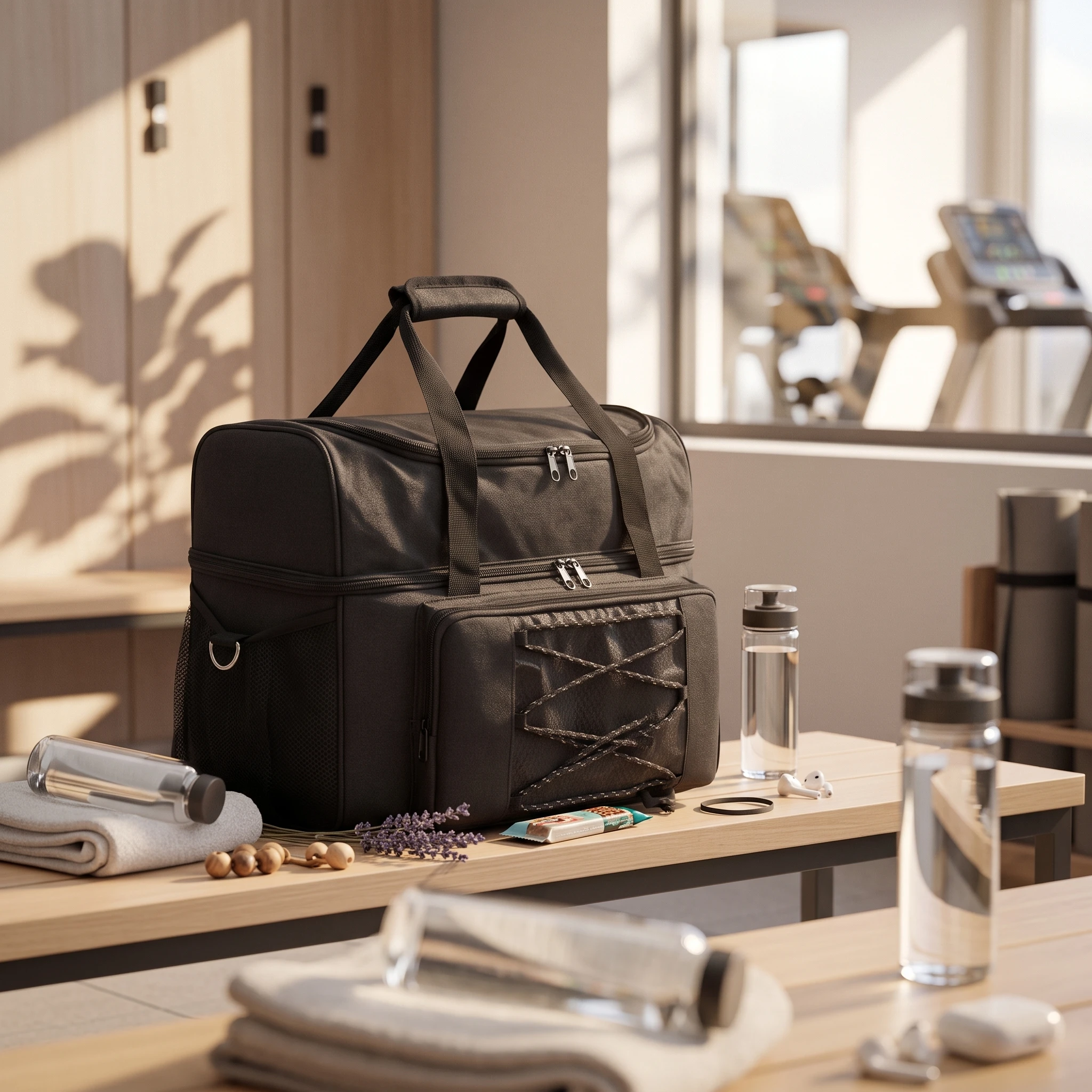 Bowling Bag with Ball Cradle Padded Bowling Bag with Shoe Compartment Structured Spacious for Bowlers, League Night