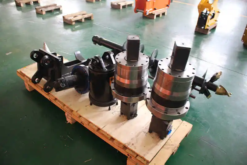 OEM SJ6000 Excavator Spiral Drill Bit Hydraulic Drilling Rig Accessory , High-efficiency Drilling and Pile Driving Tool