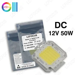 DC 12V High Power LED COB Chip 1W 3W 5W 10W 20W 30W 50W 100W SMD Diode Light Cold Warm White For 1 3 5 10 50 100 W Watt LED