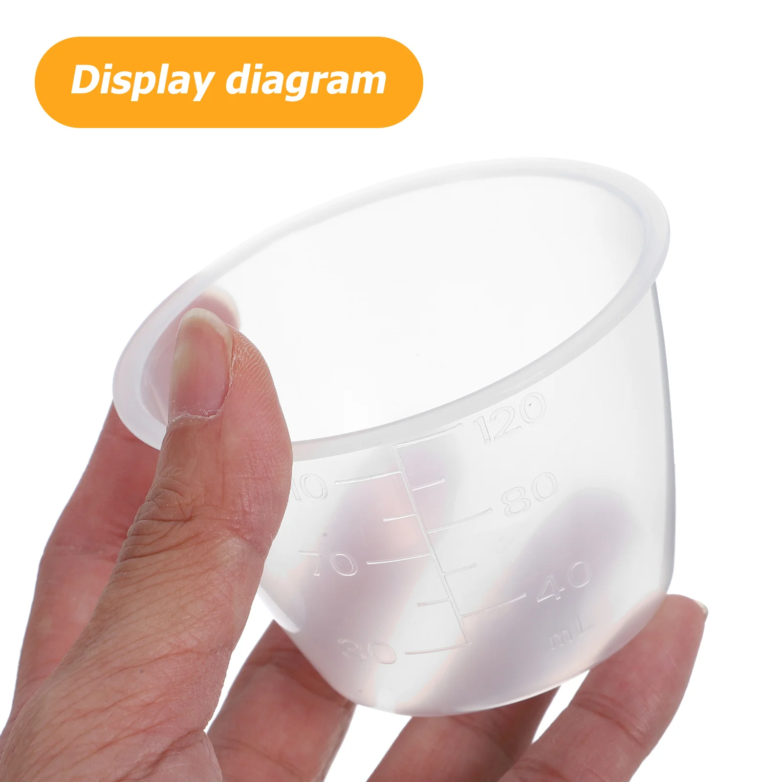 

6Pcs Transparent Rice Measuring Cup Practical Kitchen Supplies Measuring Cup for Liquid Rice Cups Measure