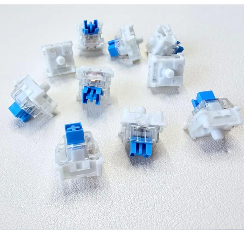 100 Stück mechanische Tastatur-Schalter, Mini-Fidget-Spielzeug, mechanischer Tastenschalter, Tastatur-Klicker, Tasten-Ersatz – Detail 12