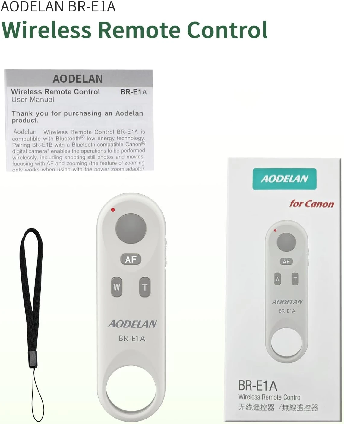 Replace Canon BR-E1 Wireless Bluetooth Remote Control Shutter Release for Canon R1, R3, R50, R100, G7X III, G5X II, SX70 HS, V10 - Image 6
