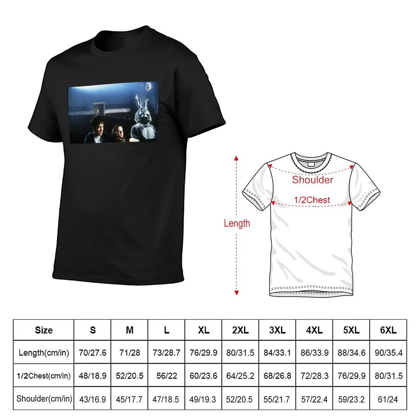 DONNIE DARKO T-Shirt basketball graphic tees man t shirt plus sizes sports fans men clothes