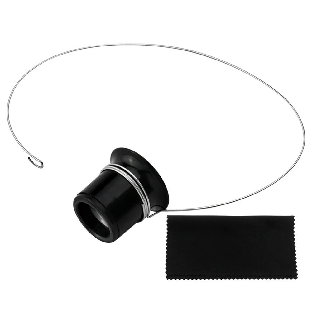 Clip-On Watch Repair Magnifier with Steel Frame Headband for Hands-Free For Precision Work on Small Components