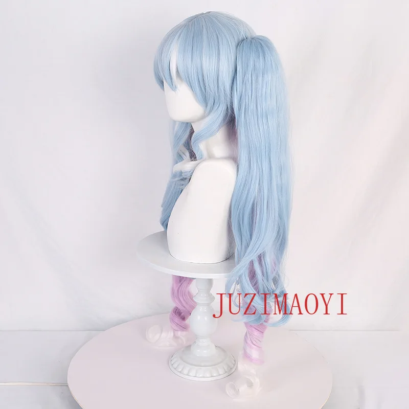 VOCALOID 2023 Snow Miku 90cm Anime Cosplay peruki włókno odporne na ciepło syntetyczne włosy + czapka z peruką