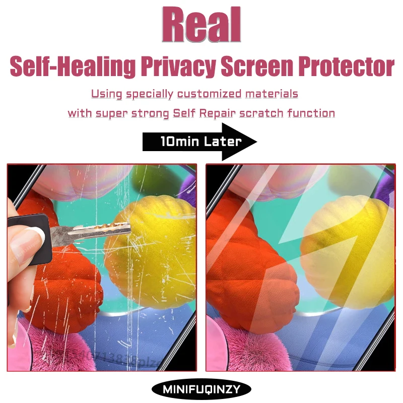 4Pcs Self-Healing Hydrogel Film For Samsung Galaxy S26 Ultra S26+ S26 Plus  Privacy Screen Protector Fingerprint Unlock Supporte