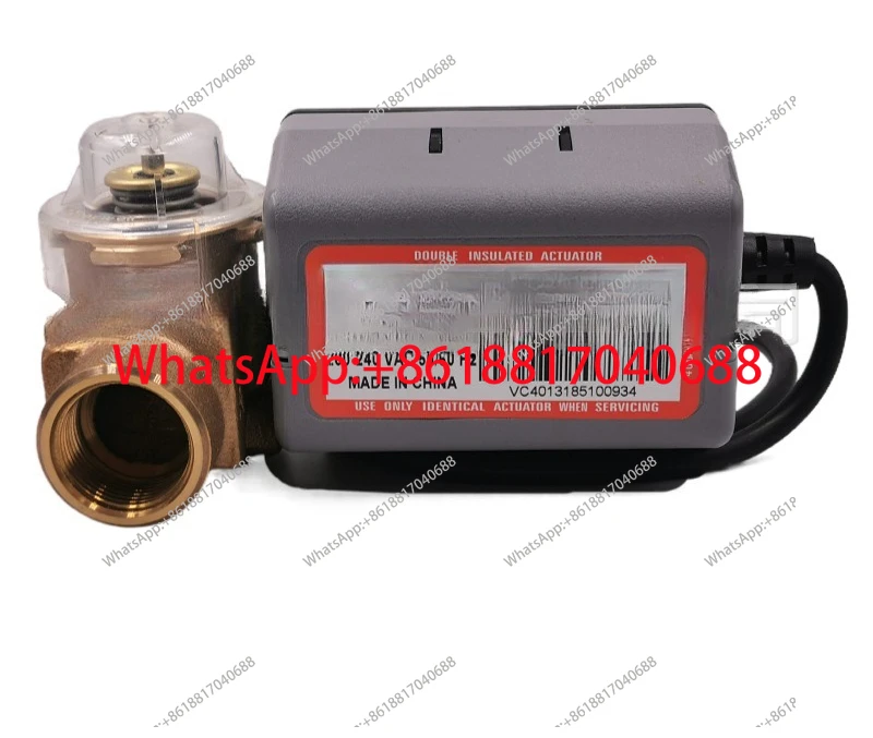 Válvula bidireccional eléctrica fan coil VC6013DN15DN20 válvula solenoide de aire acondicionado VC4013