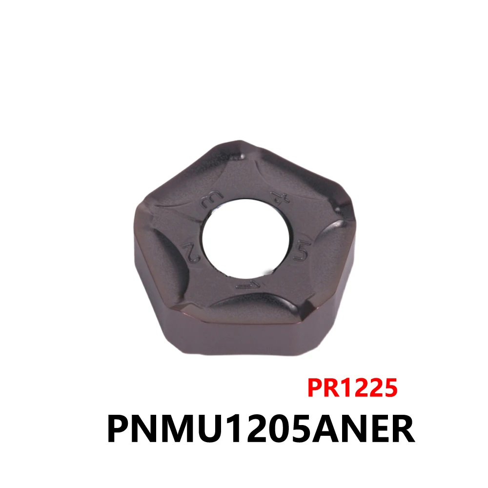 Original PNMU1205ANER-GH PNMU1205ANER-GM CNC Indexable Carbide Inserts 10pcs Steel Metal Process Surface Milling External Tool