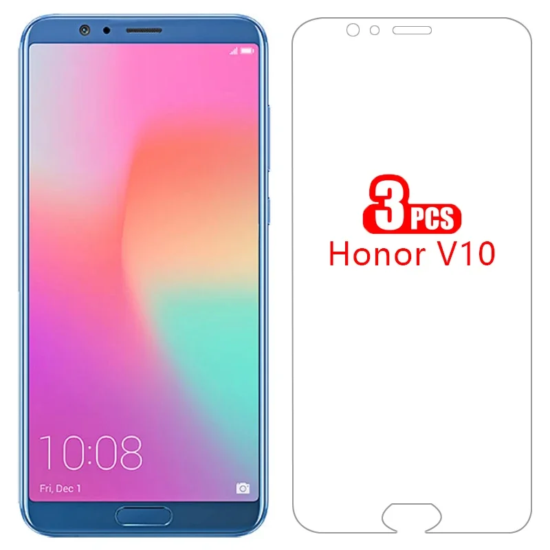 чехол для huawei Honor v10, защитная пленка для экрана, закаленное стекло на honorv10 view v 10 10v view10 coque 9h huawey honer onor honr