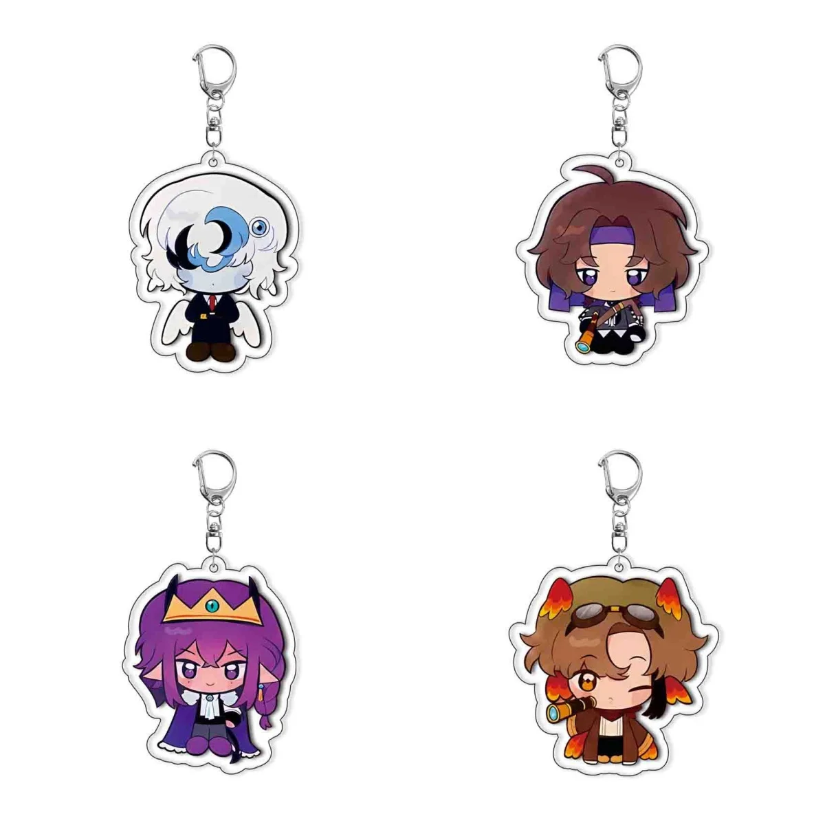 Unstable Universe MCYT SMP Acrylic Keychain Spoke Mapicc Wemmbu FlameFrags Chibi Keyring Backpack Pendant Fans Collectible Gift