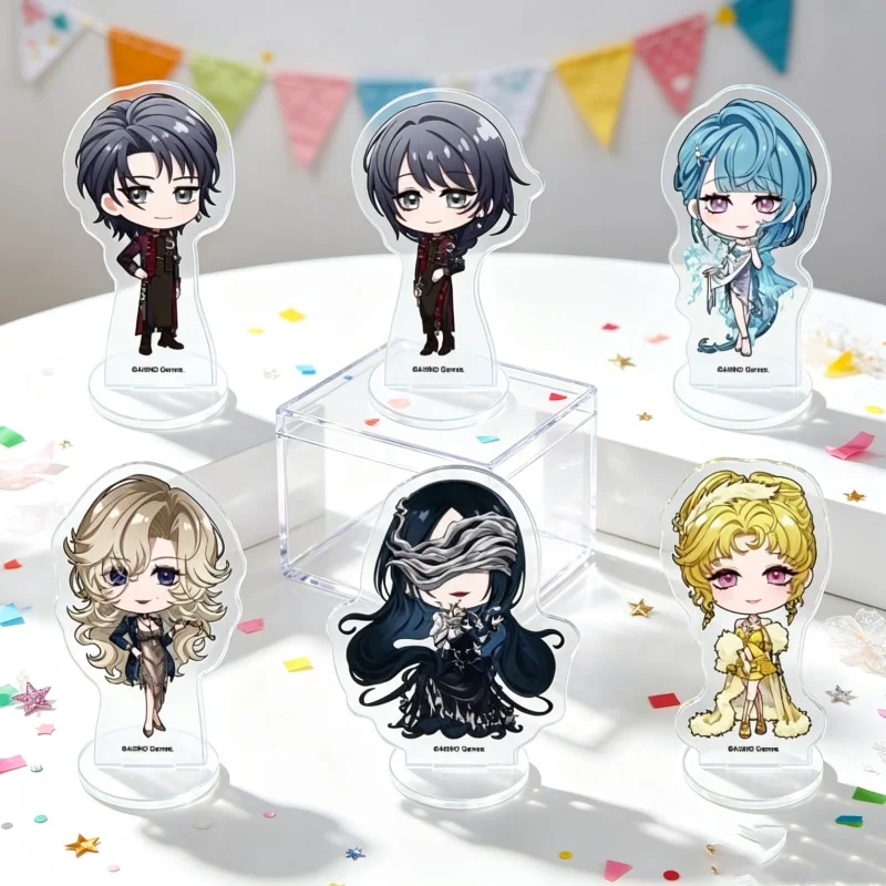 Anime Game Path to Nowhere Acrylic standing sign board Keychain Male Chief/L.L. Desktop Ornament 10CM Factory direct Gifts 6PCS