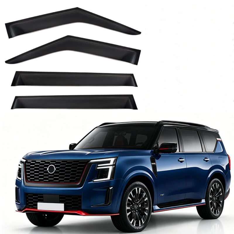 Weather Shields Side Window Deflector Window Visor For Nissan Armada 2017 2018 2019 2020 2021 2022 2023 2024 2025 2026