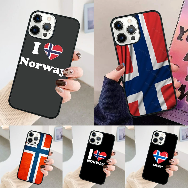 Norway Flag phone case Cover For iPhone 14 15 16 Pro Max SE 2020 coque For apple 11 12 13 Pro Max Mini 7 8 Plus