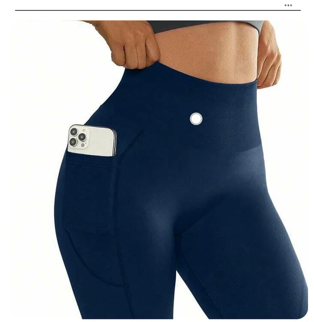 Bezszwowe legginsy do jogi w jednolitym kolorze - efekt naturalnego ciała, modelujące pośladki - do biegania, jazdy na rowerze, ćwiczeń i fitnessu
