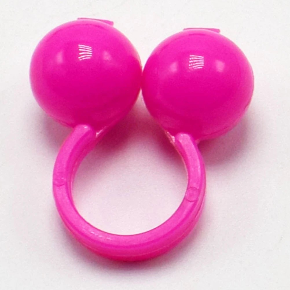 

50 PCS Big Eyes Ring Finger Puppets Small Toy Game Kid's Educational Toys Intelligent