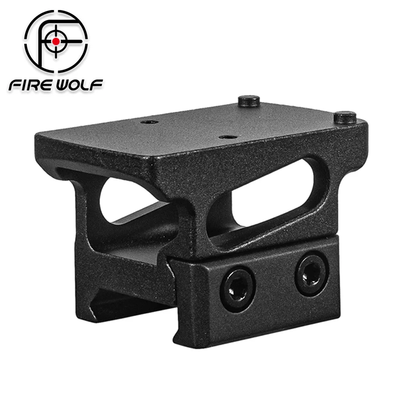 FIRE WOLF RMR Riser Mount 25mm Riser Height Absolute Co-Witness Picatinny Rail Red Dot Sight Mount  CNC Aluminum Optic Riser