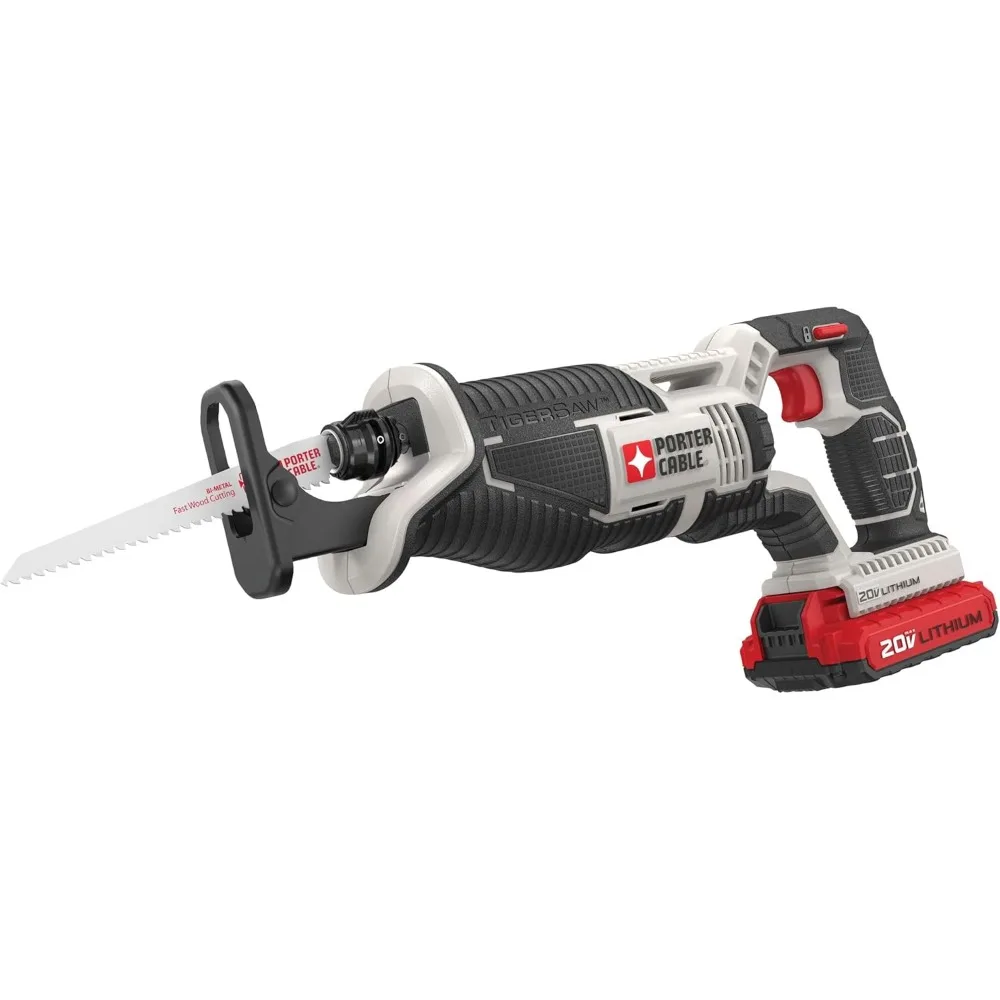 Sierra alternante 20V MAX de PORTER-CABLE, solo herramienta (PCC670B)