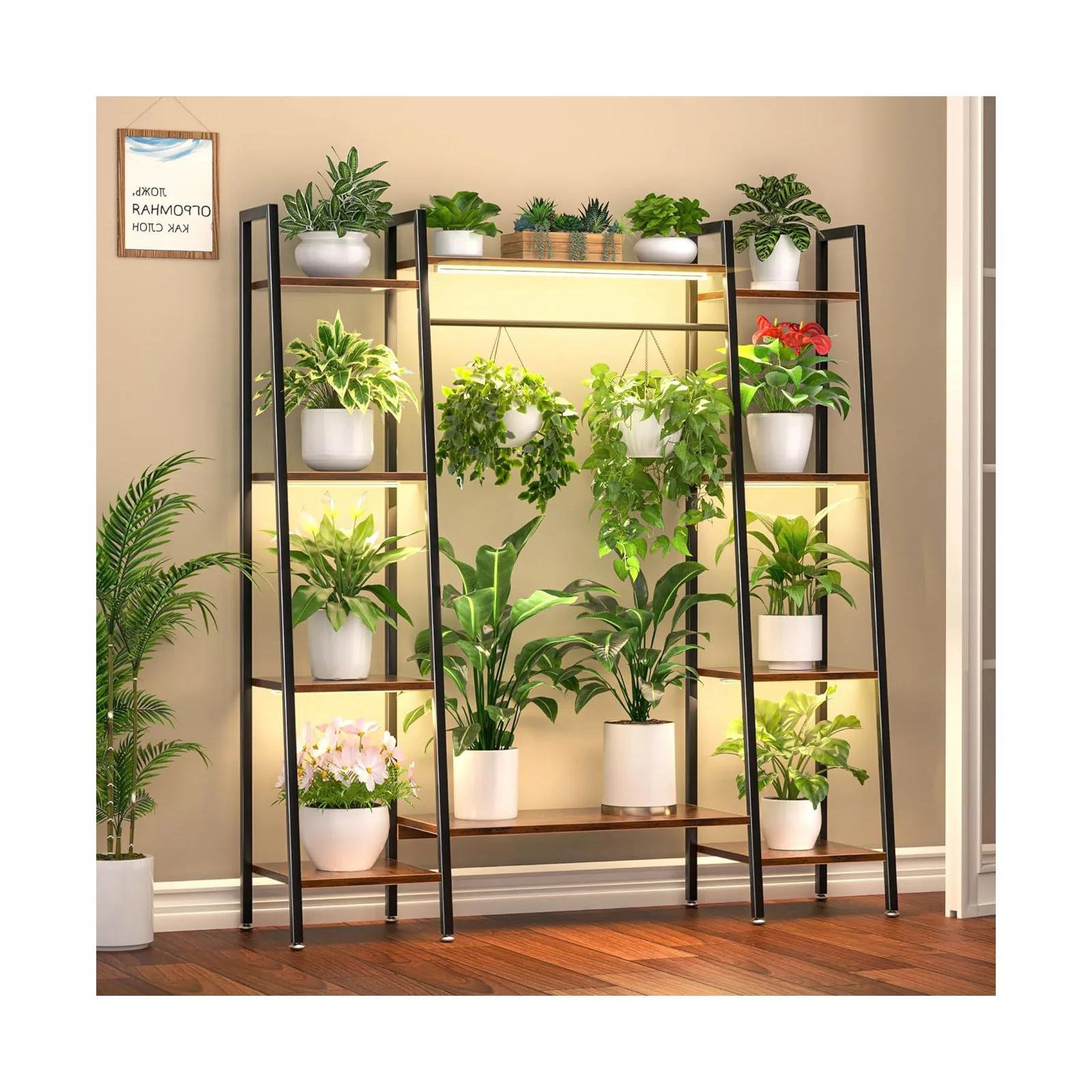 Modern Nordic Iron Powder Coated Plant Stand & Rack Customizable Color Guaranteed Quality for Indoor/Outdoor Home Garden Decorpr