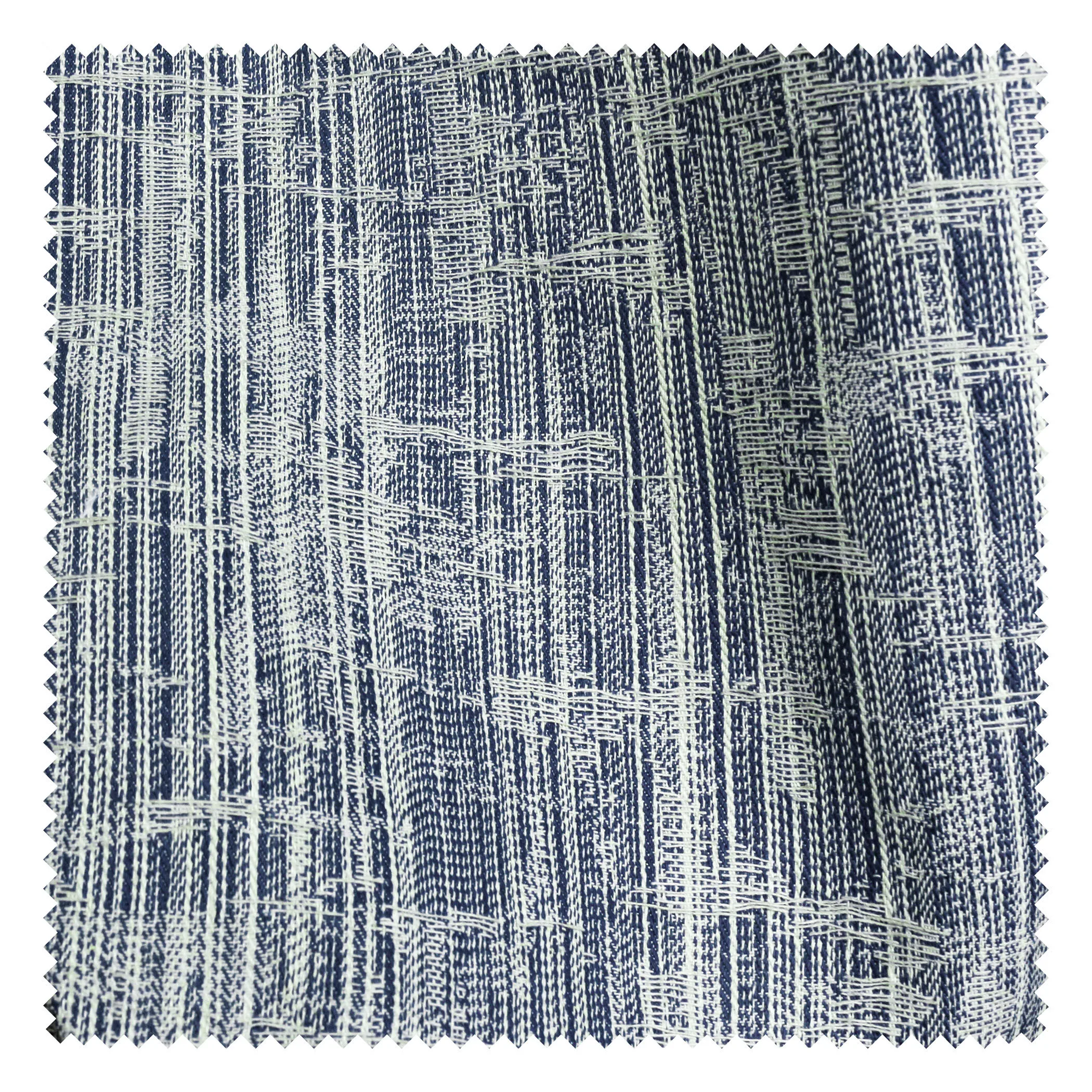 Bamboo Pattern Vintage Denim Horizontal and Vertical Line Three-Dimensional Cloth Washed Denim DIY Skirt Bag Clothing  Fabric