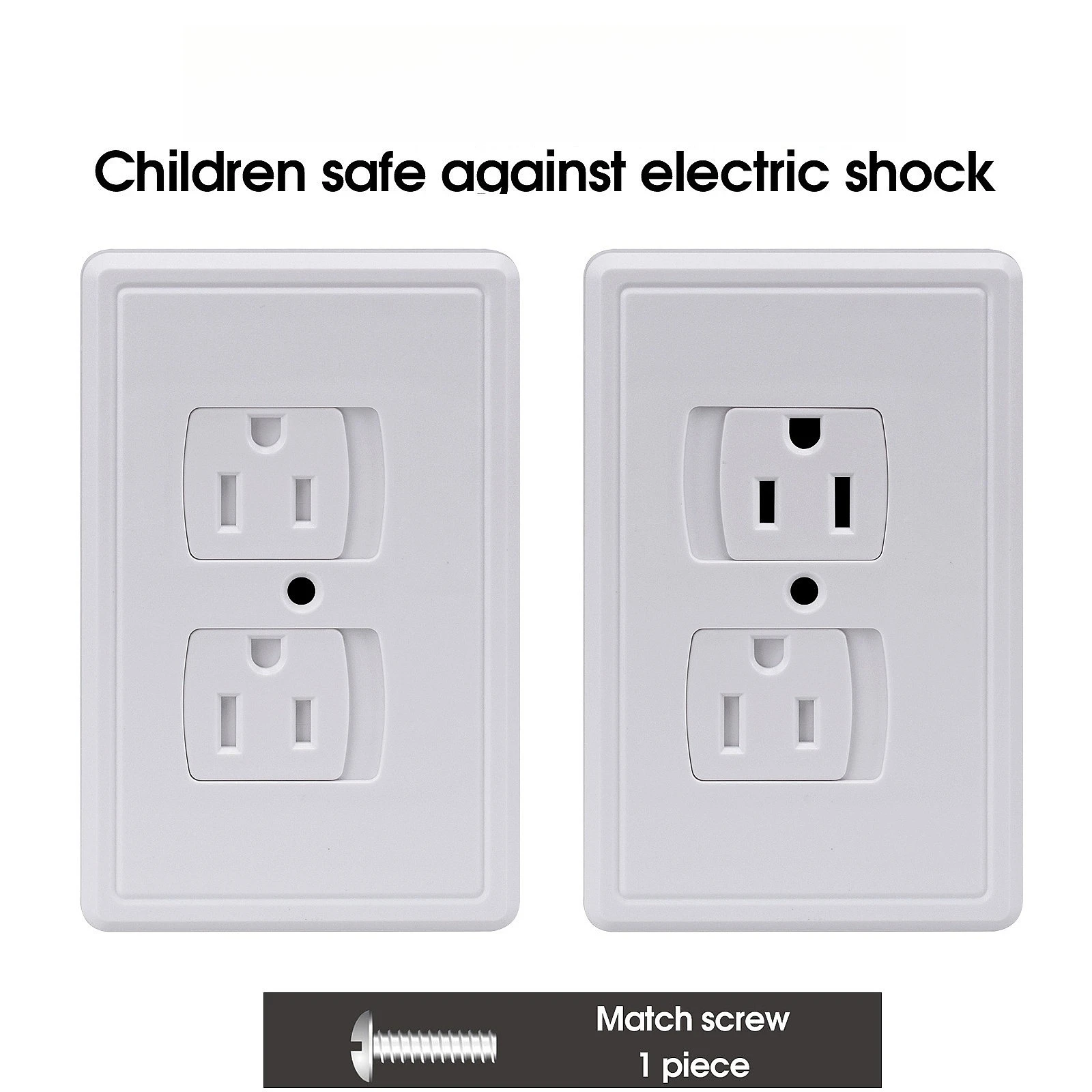 American Standard Anti-Shock Power Socket Protective Cover Wall Plug Panel Safety Guard Allen Bradley Tableau Electrique