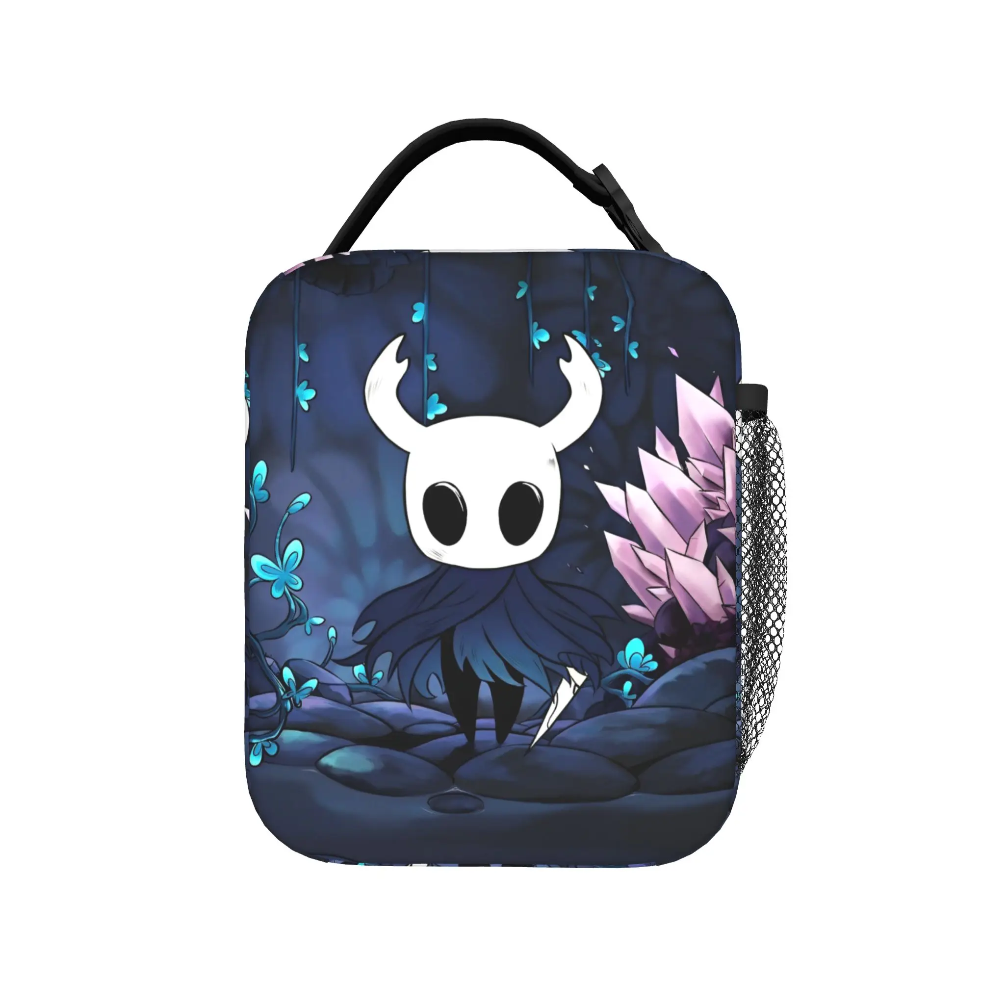 Hollow Knight Indie Games Insulated Lunch Bag Cooler Bag Reusable,Meal Container Leakproof Tote Lunch Box Bento Pouc